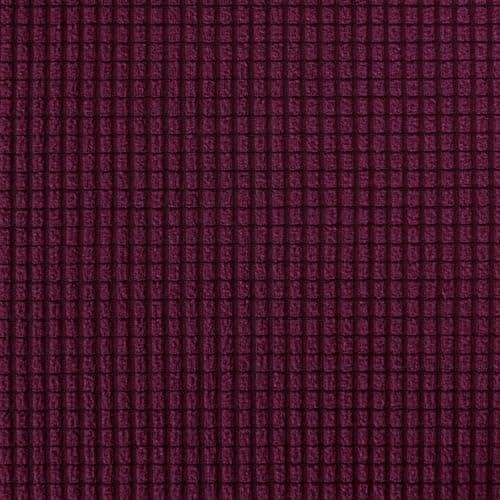 CHUN YI Stretch Sofa Cover, 3 Seat, Grey Checks Spandexсалон coverage — Dark Magenta