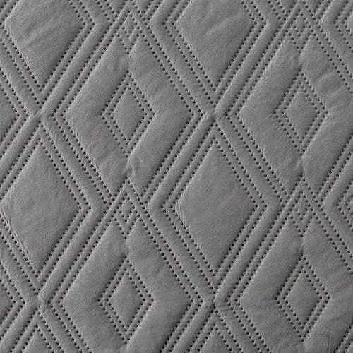 Genina Reversible Couch Covers for L-Shaped Sectional Sofas – Dark Gray, Small, Perfect for Pets and Kids — Grey