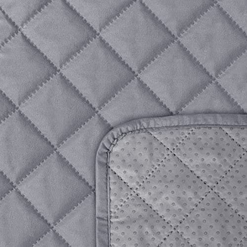 Waterproof Loveseat Recliner Cover for 2 Seat Sofa, Dark Gray - Kids and Pets Friendly — Light Gray