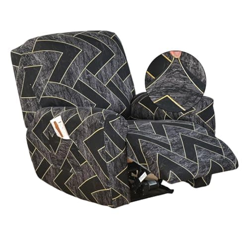 Lazy Boy Recliner Cover with Pockets & Elastic Bottom Protection — Color B20