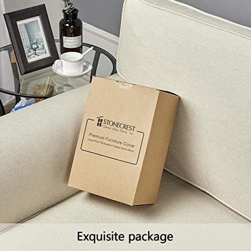 STONECREST Waterproof Microsuede Recliner Slipcover (Chocolate, 23")