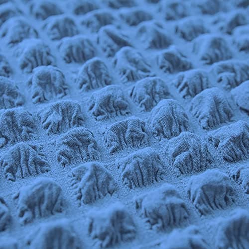 Country Style Dark Grey Sofa Slipcover for 3 Cushion Couch Durable Washable Fit Universal — Classic Blue