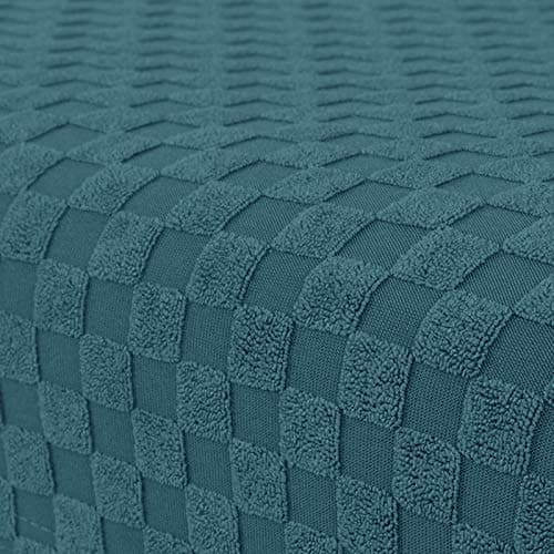 MAXIJIN Waterproof Recliner Couch Cover, Dark Gray — Jacquard Peacock Blue