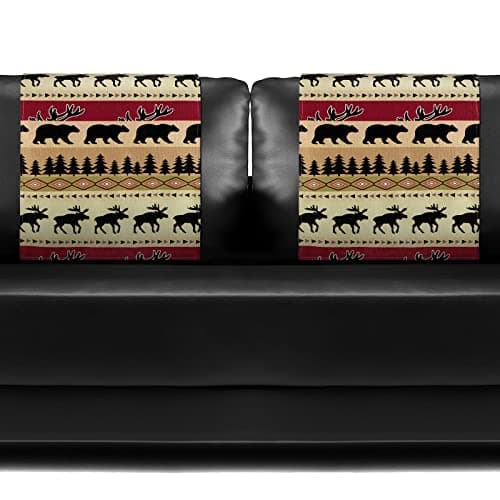 Recliner Chair Headrest Protector Cover (Animal Style, 2 Pieces)