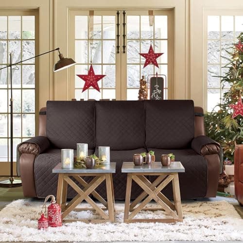 KinCam Waterproof Recliner Sofa Cover for 3 Seat Recliner Couch