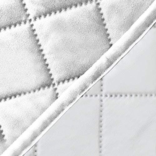 Oversized Loveseat Recliner Cover, Reversible for Pets, Gray/Light Gray — White/White