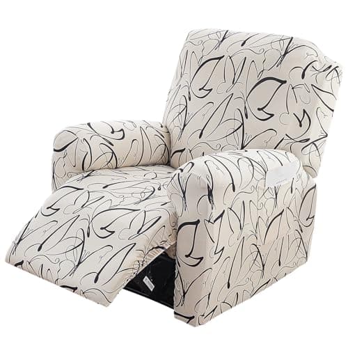 FUANGUI 4-Piece Lazyboy Recliner Cover with Storage Pockets — 33