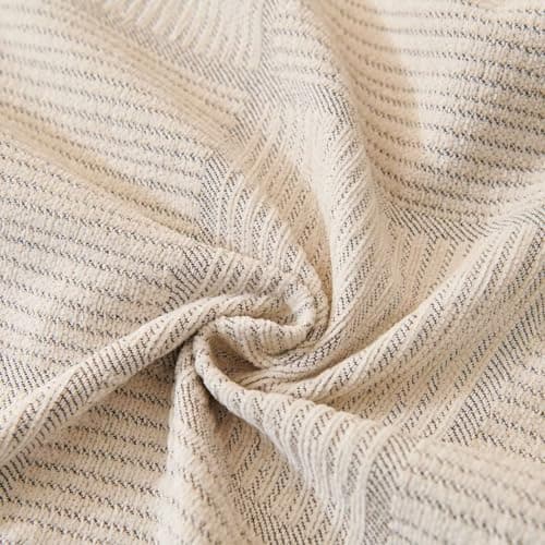 ROOMLIFE Reversible Sofa Covers for 3 Seat Reclining Futon - Washable Kids & Pet Protector 71"x134" — Azz.beige Block