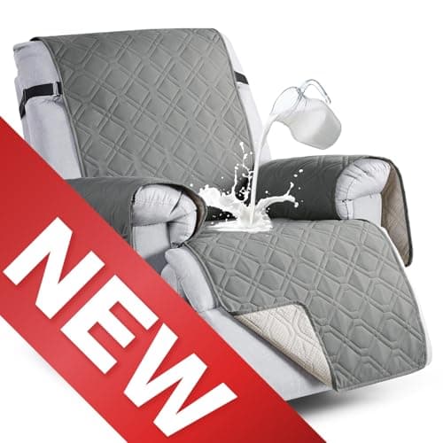 VANSOFY 100% Waterproof Pet Chair Cover, Dark Gray, 23.6" — Grey