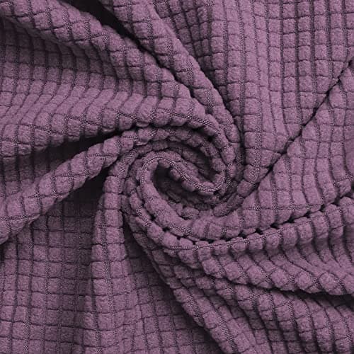 Oversized Sofa Slipcovers for 3 Cushion Couch with Elastic Bottom, Suitable for Kids and Pets (X-Large, Black) — Purple