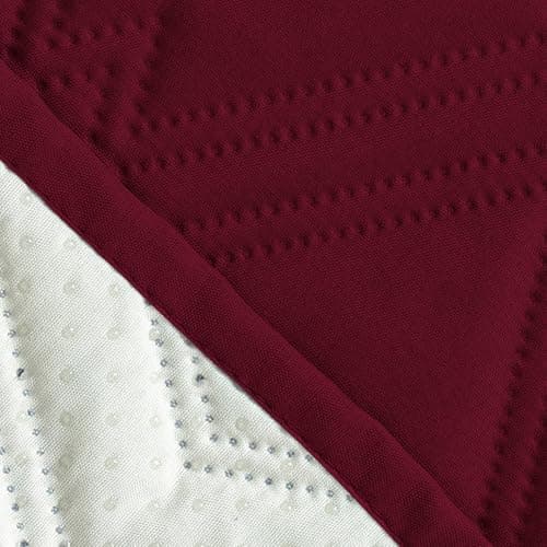 Genina 100% Waterproof Recliner Chair Cover, Anti-Slip Furniture Protector for Pets Dogs (Coffee) — Wine