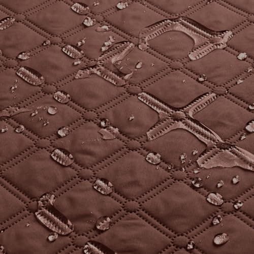 TAOCOCO 100% Waterproof Recliner Cover, Pet & Kids Washable, Dark Gray — Coffee