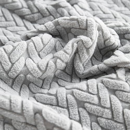 Soothing Home Khaki Sectional Sofa Cover (Back L) — Light Gray