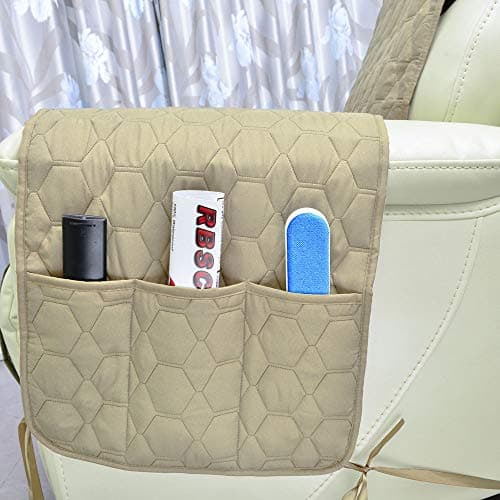 RBSC 30 Inch Beige Waterproof Recliner Cover for Pets Cats Dogs