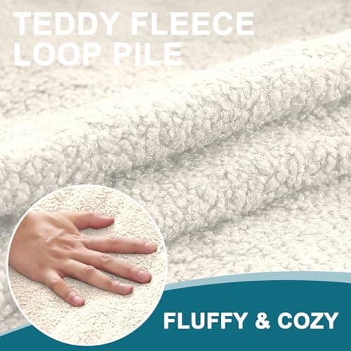 Turquoize Waterproof Dog Loveseat Cover with Side Pocket (Natural White)
