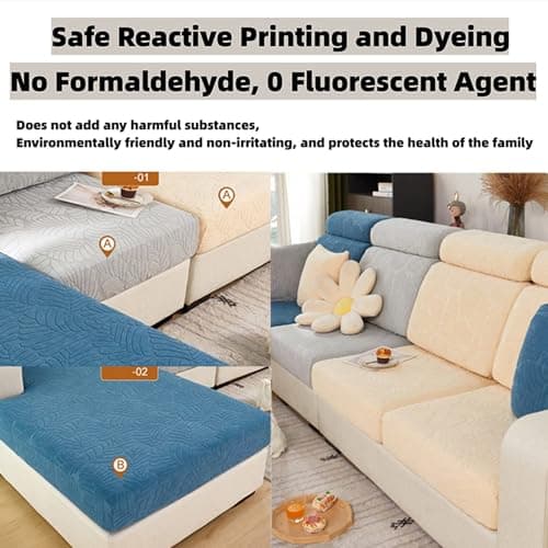 2024 New Stretch Slipcovers for Large Double Seat Sofa (Light Gray)