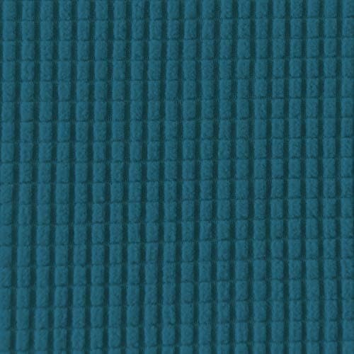 Dark Gray Stretch Sofa Slipcover for Kids' Sofas — Peacock Blue