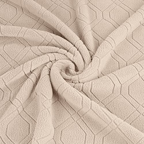 VANSOFY 3-Piece Stretch Recliner Cover, Dark Gray — Cream
