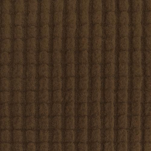 U-NICE HOME Stretch Couch Cover for 3 Cushion Sofa, Washable & Pet Friendly (Chocolate) — Brown