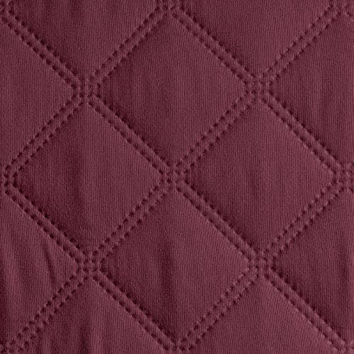Waterproof Loveseat Cover for Double Recliner with Console, Dark Grey, 2 Seater — Wine