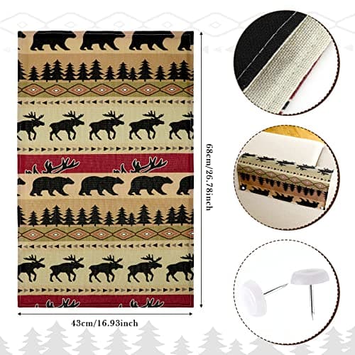 Recliner Chair Headrest Protector Cover (Animal Style, 2 Pieces)