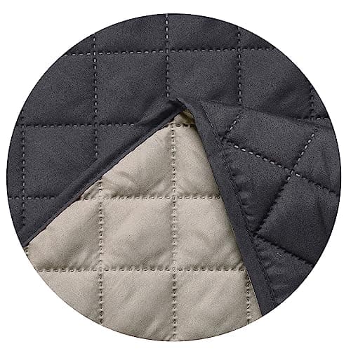 Water Resistant Dog Couch Cover 68" x 3 Cushions Gray/Light Gray — Dark Grey/Beige