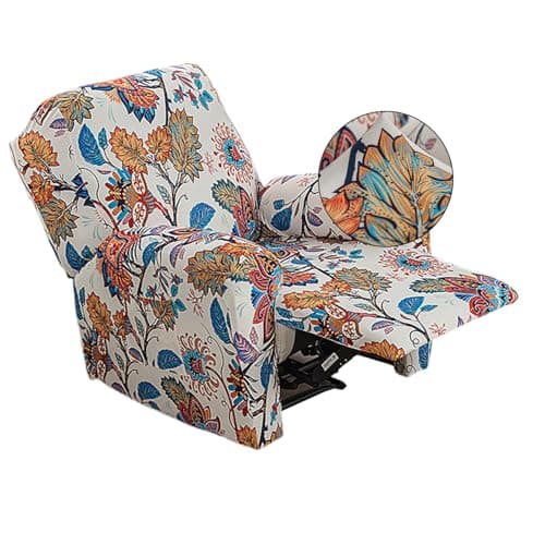 Lazy Boy Recliner Cover with Pockets & Elastic Bottom Protection — Color B22
