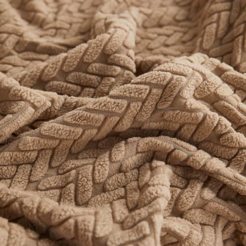 Soothing Home Khaki Sectional Sofa Cover (Back L) — Khaki