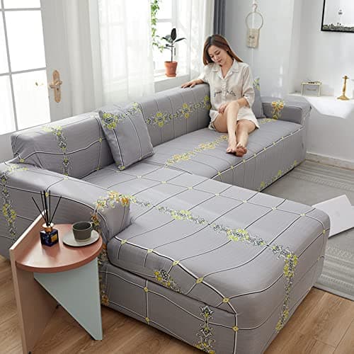 IMYOGI High Stretch Sofa Covers for 3 Seater Sectional Couch - Living Room Protector — Bh