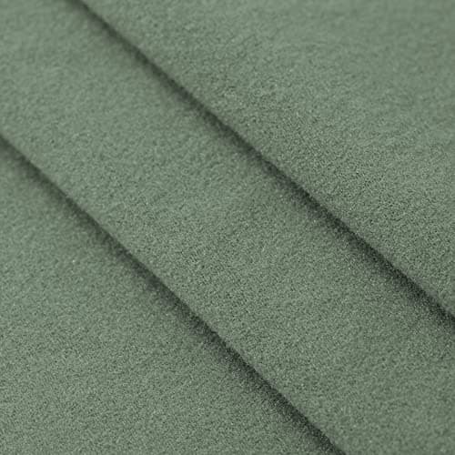 CWK Non-Slip Stretch Couch Covers for 3 Cushion Sofas (Large, Black) — Greyish Green