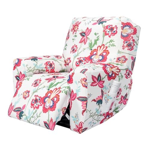 FUANGUI 4-Piece Lazyboy Recliner Cover with Storage Pockets — 24