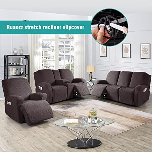 Ruaozz 3 Pack Fixed Buckles for Recliner Chair Covers