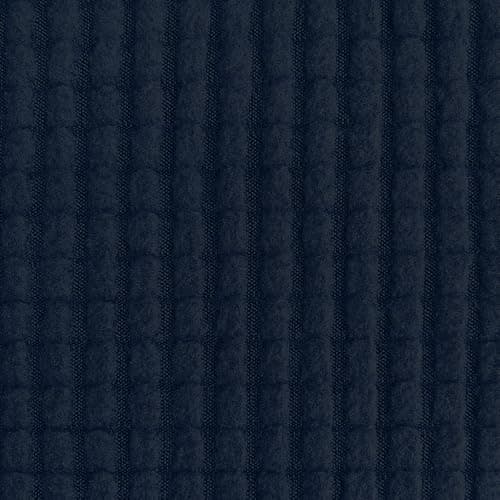 U-NICE HOME Stretch Couch Cover for 3 Cushion Sofa, Washable & Pet Friendly (Chocolate) — Navy