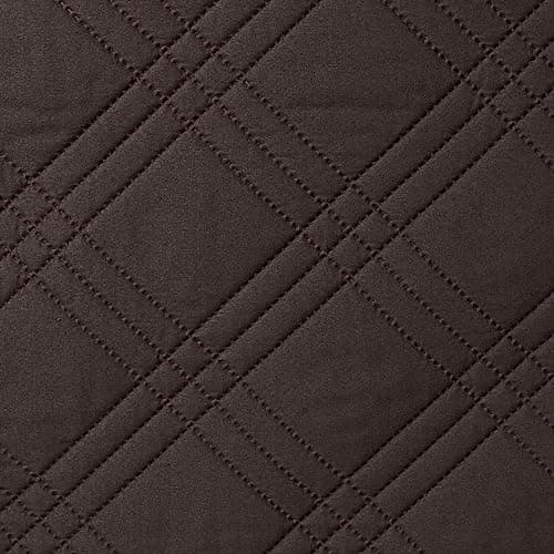 TAOCOCO 100% Waterproof Reversible Sofa Cover for Loveseat and U-Shaped Couches Light Gray — Chocolate