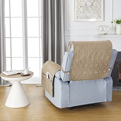 Waterproof Small Recliner Chair Covers for Pets, Baby, Dogs, Cats, and Kids