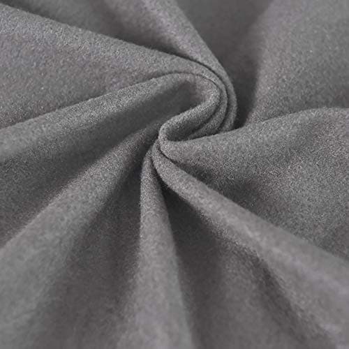 Elastic Pet Sofa Cover - Washable Soft Couch Protector for 2 Cushions (Love Seat, Dark Gray) — Light Gray