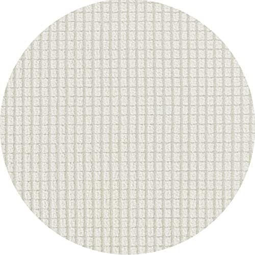 SubrTEX 5 Piece Stretch Loveseat Slipcover, Gray — Cream / Off White