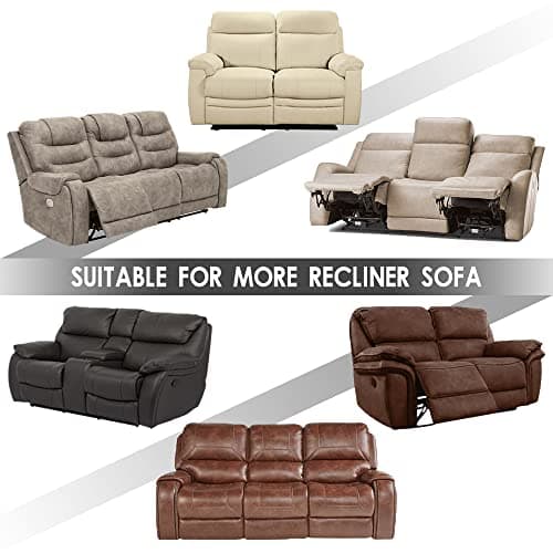 RBSC Burgundy 32" Right Recliner Sofa Waterproof Covers