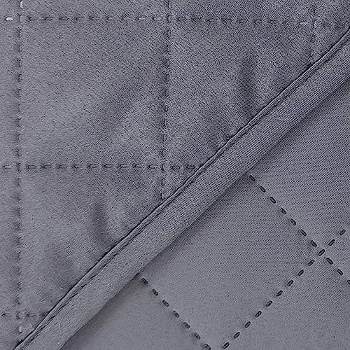 Reversible Chocolate/Beige Loveseat Sofa Cover Protector — Dark Grey/Dark Grey