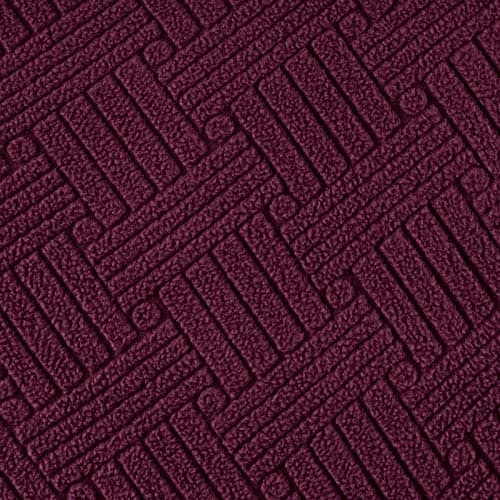 KinCam Stretch Recliner Cover, Dark Gray Stripe, 2 Seater — Burgundy