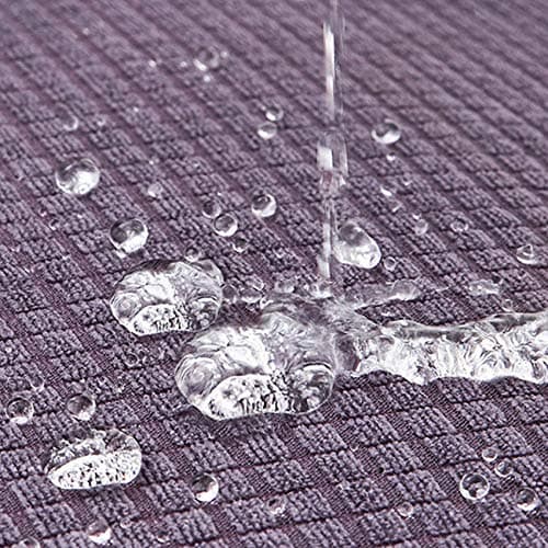 Joccun Gray Spandex Stretch Couch Cover, 3-Cushion Sofa Protector — Grapeade