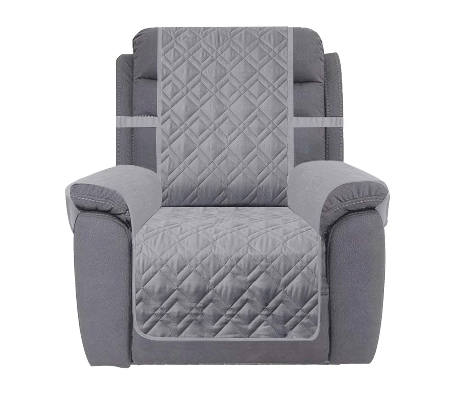 Ameritex Waterproof Nonslip Recliner Cover, Light Grey (23"), Pets & Kids Protection