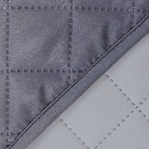Reversible Chocolate/Beige Loveseat Sofa Cover Protector — Dark Grey/Light Grey