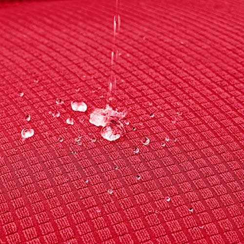 Joccun Gray Spandex Stretch Couch Cover, 3-Cushion Sofa Protector — Ruby