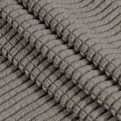 PrinceDeco Stretch Loveseat Sofa Cover, Brown, Washable Pet Friendly — Taupe