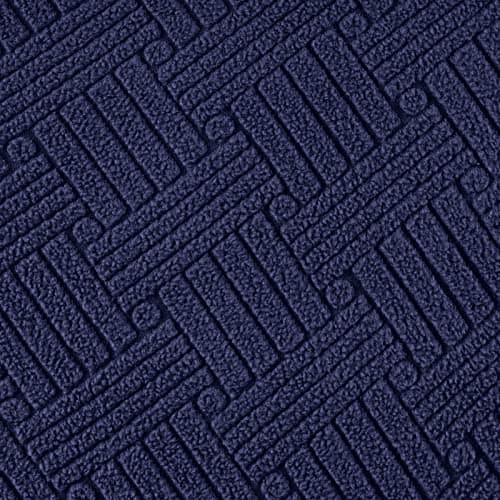 KinCam Stretch Recliner Cover, Dark Gray Stripe, 2 Seater — Dark Blue