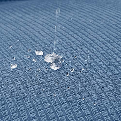 Joccun Gray Spandex Stretch Couch Cover, 3-Cushion Sofa Protector — Riverside