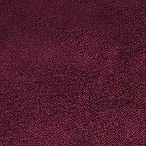 H.VERSAILTEX Velvet Stretch Recliner Chair Covers, Gray — Wine/Burgundy