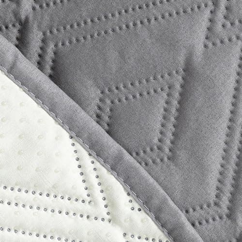 Genina 100% Waterproof Recliner Chair Cover, Anti-Slip Furniture Protector for Pets Dogs (Coffee) — Light Gray