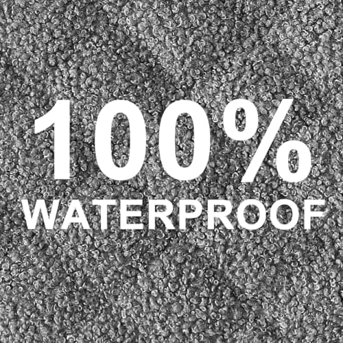 Turquoize Waterproof Dog Loveseat Cover with Side Pocket (Natural White) — Grey